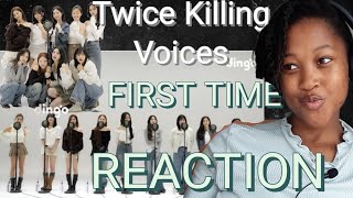 TWICE First Time Reaction| Killing Voices
