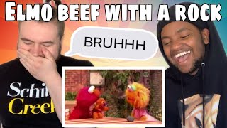Elmo Having Beef With A Rock For 6 Minutes Reaction