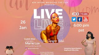 Ask Nyomi: Live Interview w/ Living Legend Marie Luv