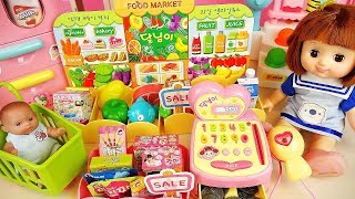 Baby doll Mart toys and ice cream shop baby Doli play