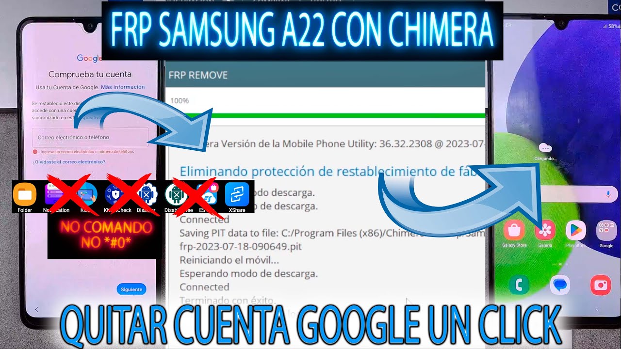 FRP SAMSUNG A22 NORMAL REMOVE GOOGLE ACCOUNT WITH CHIMERA FRP SAMSUNG A22 NORMAL REMOVE GOOGLE ACCOUNT WITH CHIMERA