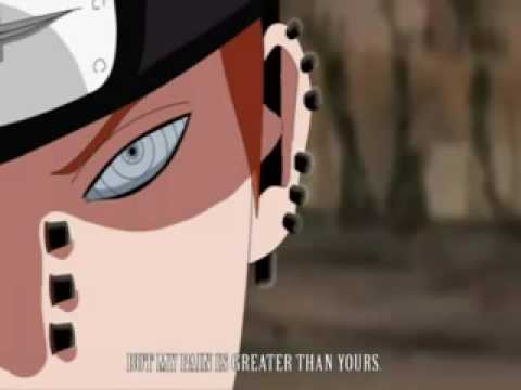 naruto vs pain fan animation (updated version)
