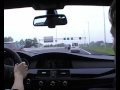 BMW M5 E61 Touring ride!! 210km/h + drifting!