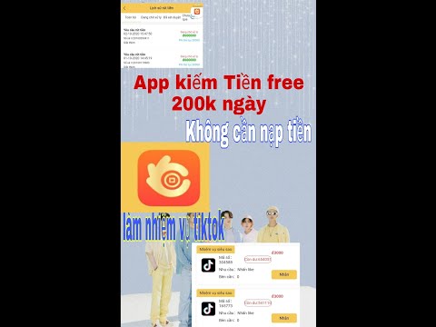 App kiếm tiền làm nhiệm vụ tiktok mới ra miến phí không cần nạp tiền ngày kiếm 200k goldenhand