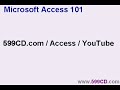599CD Microsoft Access Tutorial 101.10