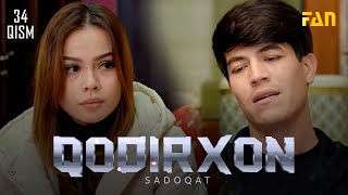Qodirxon Sadoqat 34-Qism 4-Mavsum Кодирхон Садоқат 34-Кисм 4-Мавсум