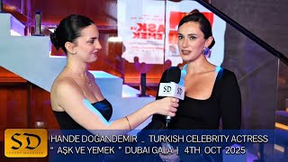 Aşk Ve Yemek Dubai Gala Hande Doğandemir