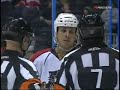 Keith Ballard almost decapitates Tomas Vokoun