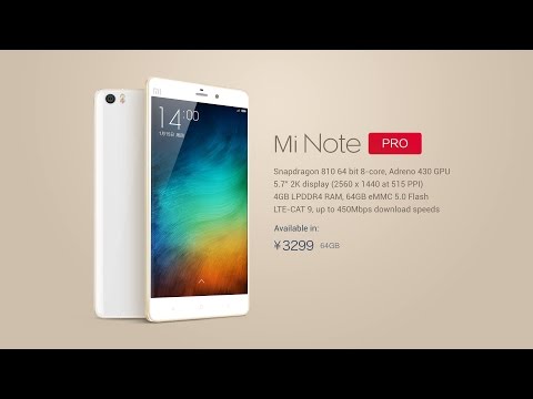 NEW Xiaomi Mi Note & Mi Note Pro Official! Galaxy Note 4 & iPhone 6 Plus Rival Phone (2)