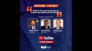 Live OAB Caruaru - Prerrogativas em tempos de pandemia