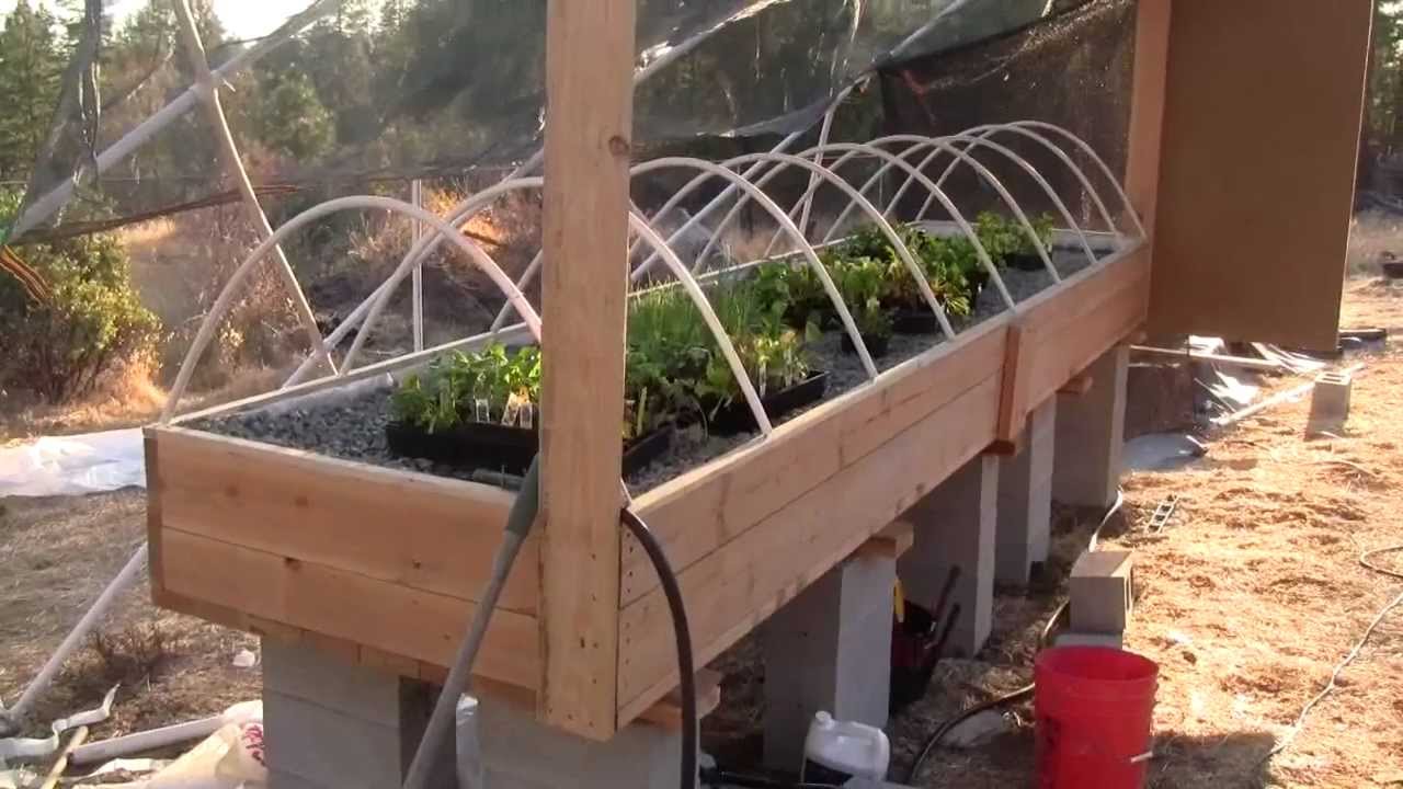 Build your own 4 x 16 Aquaponics System 8a - YouTube