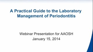 A Practical Guide to the Laboratory Management of Periodontitis