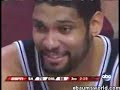 Tim Duncan getting ejected for laughing