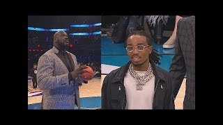 Shaq Cheats vs Migos Quavo Kenny With 2 Chainz During Shooting Contest! 2019 NBA All Star Weekend