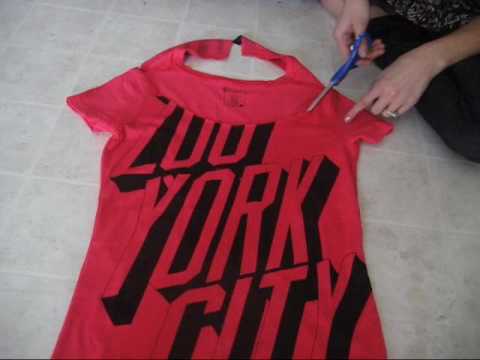 How to cut a T-shirt