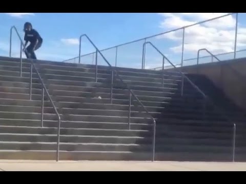 INSTABLAST! - BACKFLIP to FS ROCK!! Hesh Doubles Smith Grinds! Cop Skateboarding!