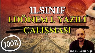 11. Sinif Tari̇h 1. Dönem 1. Yazili Hazirlik Konu Anlatimi