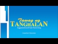 Tawag ng Tanghalan Suggested Grand Finals Theme Song (My Work)