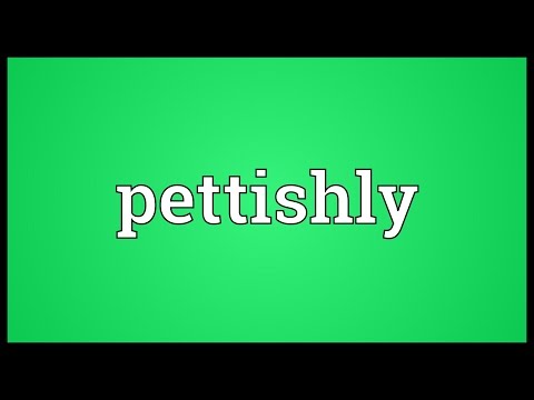 Header of pettishly