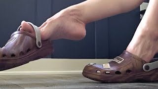 Shoeplay With Hershey Brand Fake Crocs