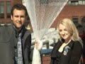 Evanna Lynch and Matthew Lewis : Interview on the Millenium Bridge