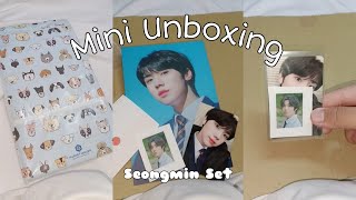 Unboxing Seongmin Set Cravity Lots Mini Unboxing