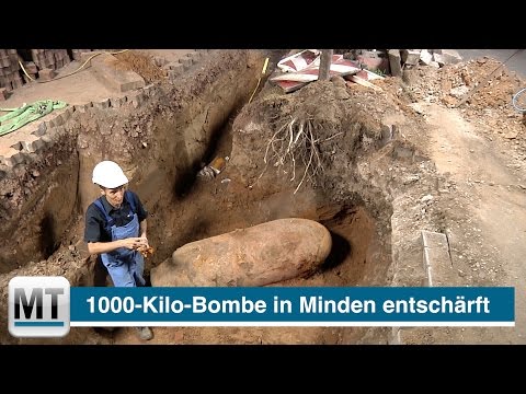 1000-Kilo-Bombe in Minden entschärft