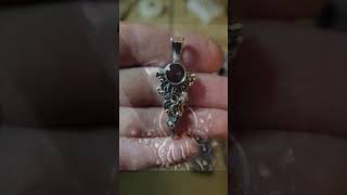 Make The Obsidian Facets Pendant In Fine And Sterling Silver In Under A Minute