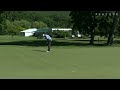 Angel Cabrera pours in a 28-foot putt for birdie at The Greenbrier