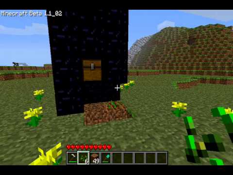 Minecraft Tutorial Hacking into Obsidian