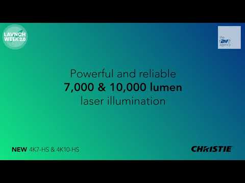 LAVNCH WEEK: The Christie 4K7-HS and 4K10-HS – 4K 1DLP laser projectors