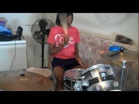 Monster Paramore Drum Cover I really need to work on my facial 