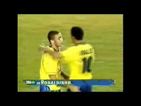 Ronaldo Passes on Ronaldo Goal Vs Nigeria 1996 Rare Angle In Hd