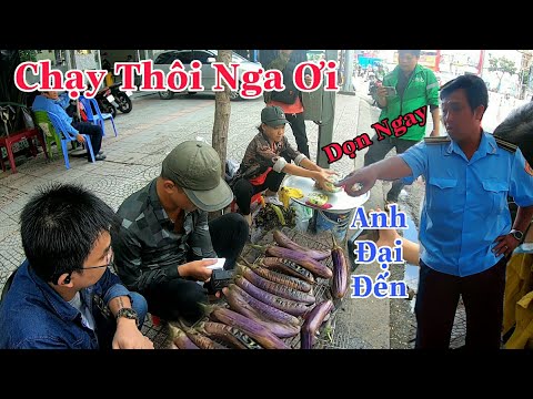 BẤT NGỜ | Bé Nga Thôn Nữ Cà Tím Bị Đuổi Dời Chổ Bán Vào Trong Gấp