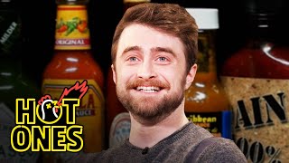 Daniel Radcliffe Catches A Head Rush While Eating Y Wings Hot Ones