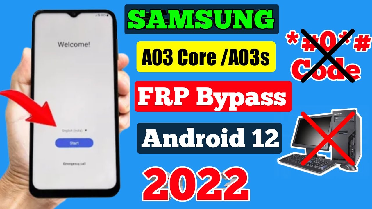Samsung A03 Core (SM-A032F) Frp Bypass Android12 | Samsung A03 Core (SM-A032F) Frp Bypass Android12 |