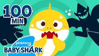 Baby Shark Is Afraid Of Spooky Monsters! | +Compilation | Song And Story | Baby Shark Official