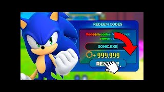 Новый Секретный Код В Sonic  Speed Simulator