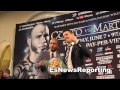 miguel cotto vs sergio martinez faceoff EsNews Boxing