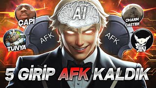 5 Gi̇rdi̇k Ama Hepi̇mi̇zi̇ Yapay Zeka Kontrol Edi̇yor Cidden Iyi Oynuyor Mobile Legends