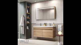 Idea 2.0 Banyo Mobilyası, Banyo Dekorasyon Trendlerine Yön Veriyor.