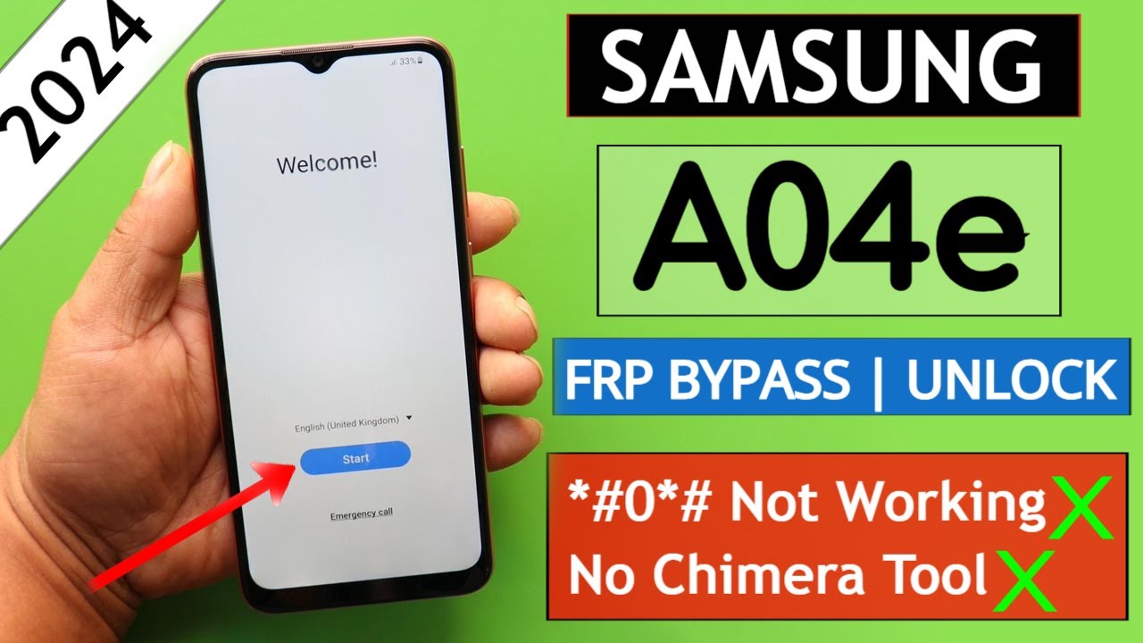 Samsung A04e Frp Bypass/Unlock Google Account Lock *#0*# Samsung A04e Frp Bypass/Unlock Google Account Lock *#0*#