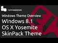 Windows 8.1 Theme | MAC OS X Yosemite Skinpack