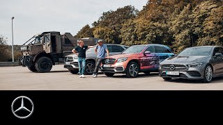 JP Kraemer und Matthias Malmedie mit 4 Sternen auf der Rennstrecke | Unimog, GLC F-CELL, GLE, CLA SB