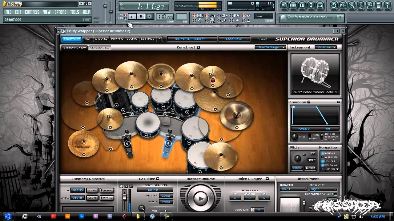 Toontrack Superior Drummer 2 0 N Y Avatar Sound Library Included