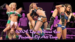 WWE Top 20 Divas Era Finishers Of All Time||Collab With Mr WWE Fan||{Liv Spitefu