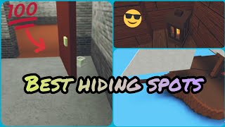 Blox Hunt Best Hiding Spots Roblox Gameplay