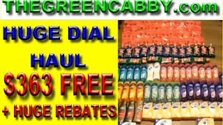 $363 FREE DIAL HAUL + AMAZING HUGE REBATES (breakdown) EXTREME COUPON