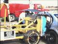 01 Chrysler Sebring Sedan crash test (NHTSA side impact)