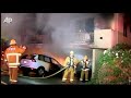Firefighters Chase Arsonist in Hollywood Area